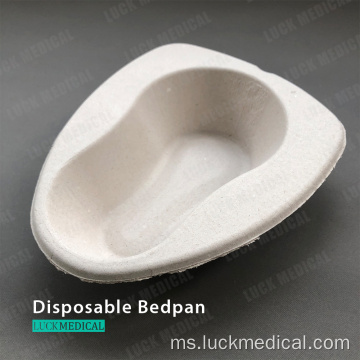 Bedpan buang guna untuk kuali katil perubatan tua